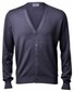 Gran Sasso Vintage Délavé Extrafine Merino Vest Blauwgrijs