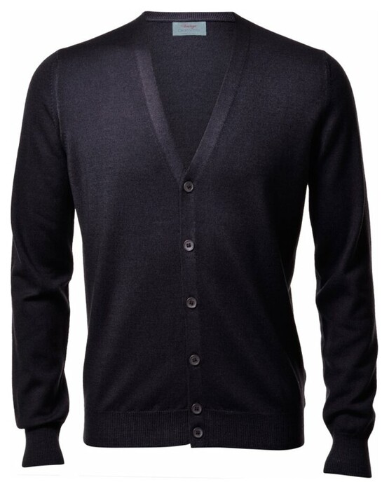 Gran Sasso Vintage Délavé Extrafine Merino Vest Charcoal