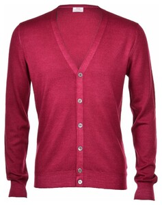 Gran Sasso Vintage Délavé Extrafine Merino Vest Cherry