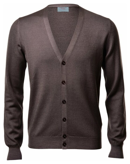Gran Sasso Vintage Délavé Extrafine Merino Vest Hazel