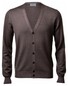 Gran Sasso Vintage Délavé Extrafine Merino Vest Hazel