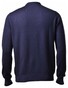 Gran Sasso Vintage Délavé Merino Ronde Hals Trui Blauw