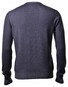 Gran Sasso Vintage Délavé Merino Ronde Hals Trui Blauwgrijs