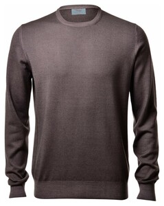 Gran Sasso Vintage Délavé Merino Round Neck Pullover Hazel