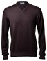 Gran Sasso Vintage Délavé Merino V-Neck Trui Bruin