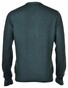 Gran Sasso Vintage Délavé Merino V-Neck Trui Groen