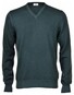 Gran Sasso Vintage Délavé Merino V-Neck Trui Groen
