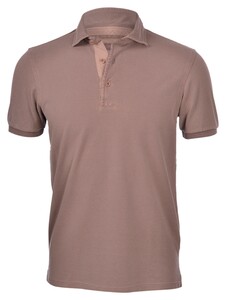 Gran Sasso Vintage Piqué Polo Bruin