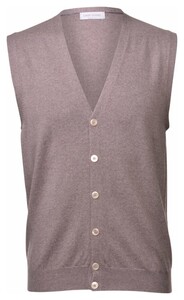 Gran Sasso Waistcoat Extrafine Merino Fashion Hazel