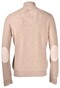 Gran Sasso Wool Blend Half Zip Alcantara Details And Elbow Patches Trui Hazel-Bruin