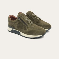 Greve Haarlem Sneaker Suède Extra Wide Schoenen Muschio