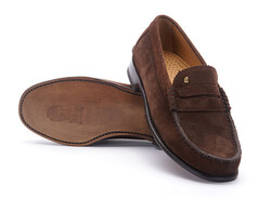 Greve Mocassin Kansas Shoes Brown Suede