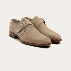 Greve Ribolla Buckle Shoes Suede Roccia Suede