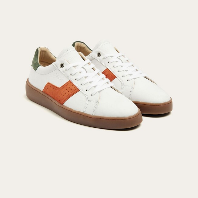 Greve Sneaker Wave Rich Details Schoenen Wit-Rood
