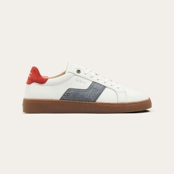 Greve Sneaker Wave Rich Details Shoes White-Blue
