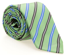 Hemley Fine Diagonal Silk Stropdas Multicolor