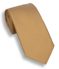 Hemley Fine Structure Silk Luxury Stropdas Zacht Geel