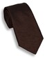 Hemley Fine Structure Silk Luxury Tie Dark Brown Melange