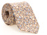 Hemley Flower Pattern Silk Tie Sand