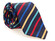 Hemley Multicolor Stripe Silk Stropdas Navy-Multi