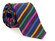 Hemley Multicolor Stripe Silk Stropdas Navy-Party