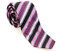 Hemley Multistripe Pattern Silk Tie Orchid