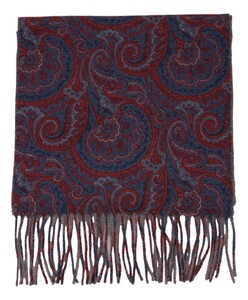 Hemley Paisley Elegance Scarf Red