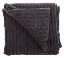 Hemley Ribbed Melange Sjaal Blauwgrijs