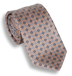 Hemley Riviera Texture Stropdas Blauw-Zand