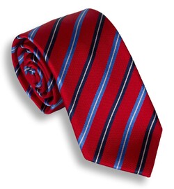 Hemley Royal Stripes Stropdas Rood