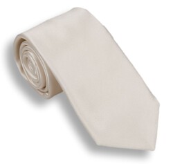 Hemley Satin Silk Stropdas Offwhite