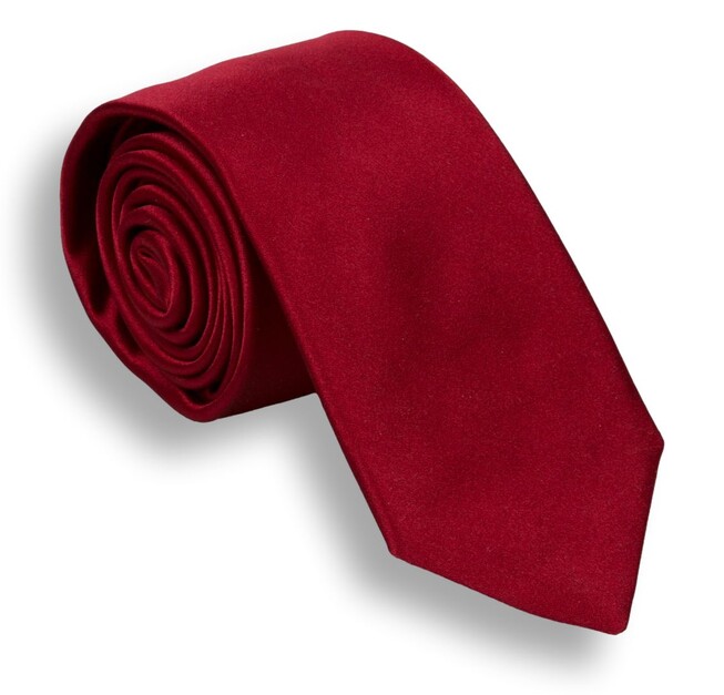 Hemley Satin Silk Stropdas Rood