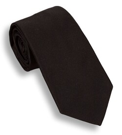 Hemley Satin Silk Stropdas Zwart