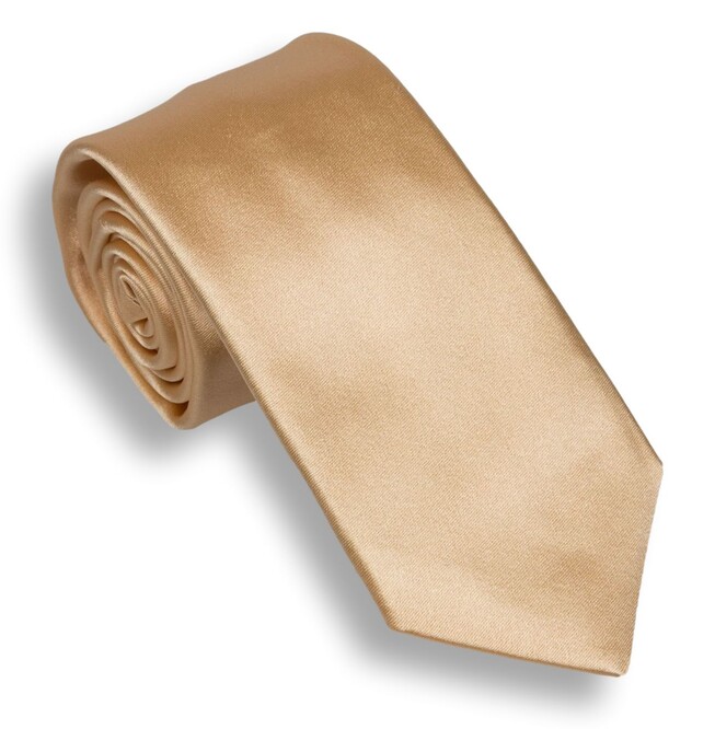Hemley Satin Silk Tie Soft Yellow