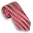 Hemley Silk Stripes Tie Red