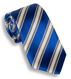 Hemley Silverline Blue Stropdas Blauw