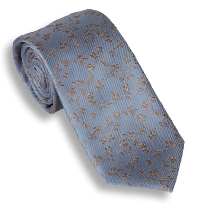 Hemley Sky Garden Tie Light Blue