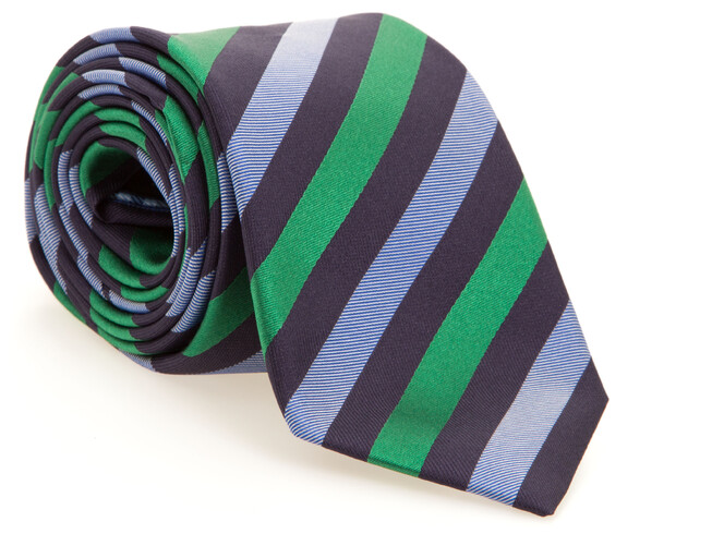 Hemley Smooth Diagonal Silk Stropdas Multicolor