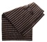 Hemley Smooth Striped Sjaal Midden Bruin