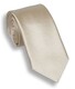 Hemley Smooth Uni Silk Stropdas Ecru