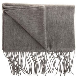 Hemley Soft Lambswool Sjaal Licht Grijs