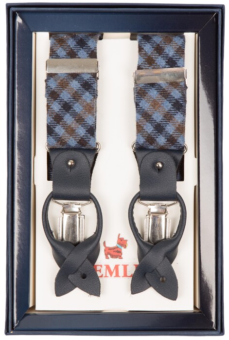 Hemley The Shelby Suspenders Bretels Licht Blauw