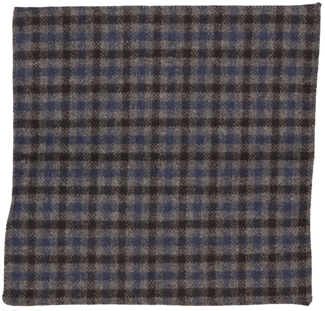 Hemley The Shelby Wool Hanky Pochet Antraciet