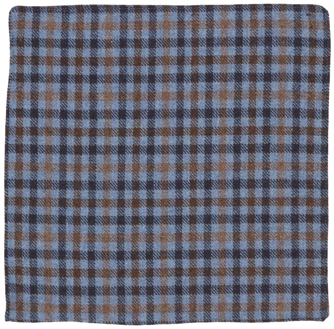 Hemley The Shelby Wool Hanky Pochet Licht Blauw