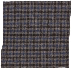 Hemley The Shelby Wool Hanky Pocket Square Anthracite Grey