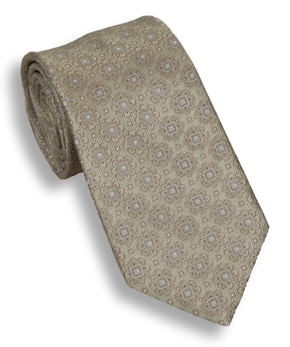 Hemley Ton-Sur-Ton Flower Stropdas Soft Green