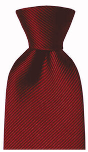 Hemley Uni Zijden Stropdas Bordeaux