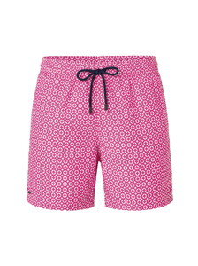 Hiltl Beach Abstract Lightweight Quick Dry Swim Short Berry-White