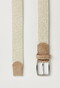 Hiltl Braided Solid Color Riem Beige