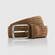 Hiltl Braided Solid Color Riem Bruin